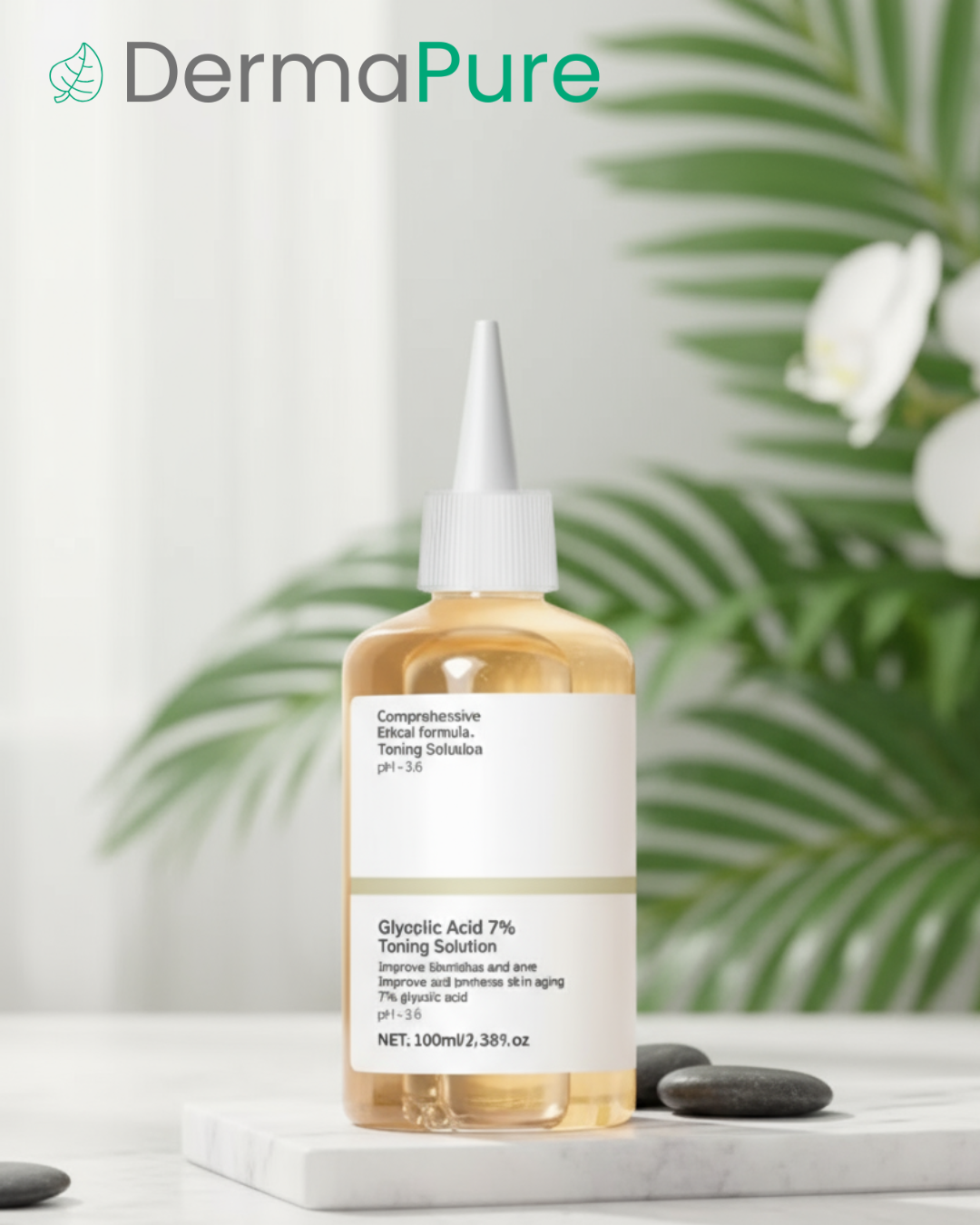 DermaPure Glycolic Acid 7% Toner - Gegen Pickel & unreine Haut